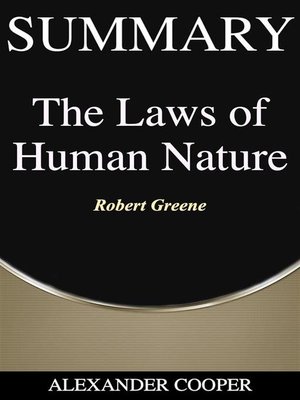 cover image of Summary of the Laws of Human Nature